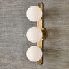 Uttermost Lighting Uttermost Droplet Mid-Century 3 Light Sconce