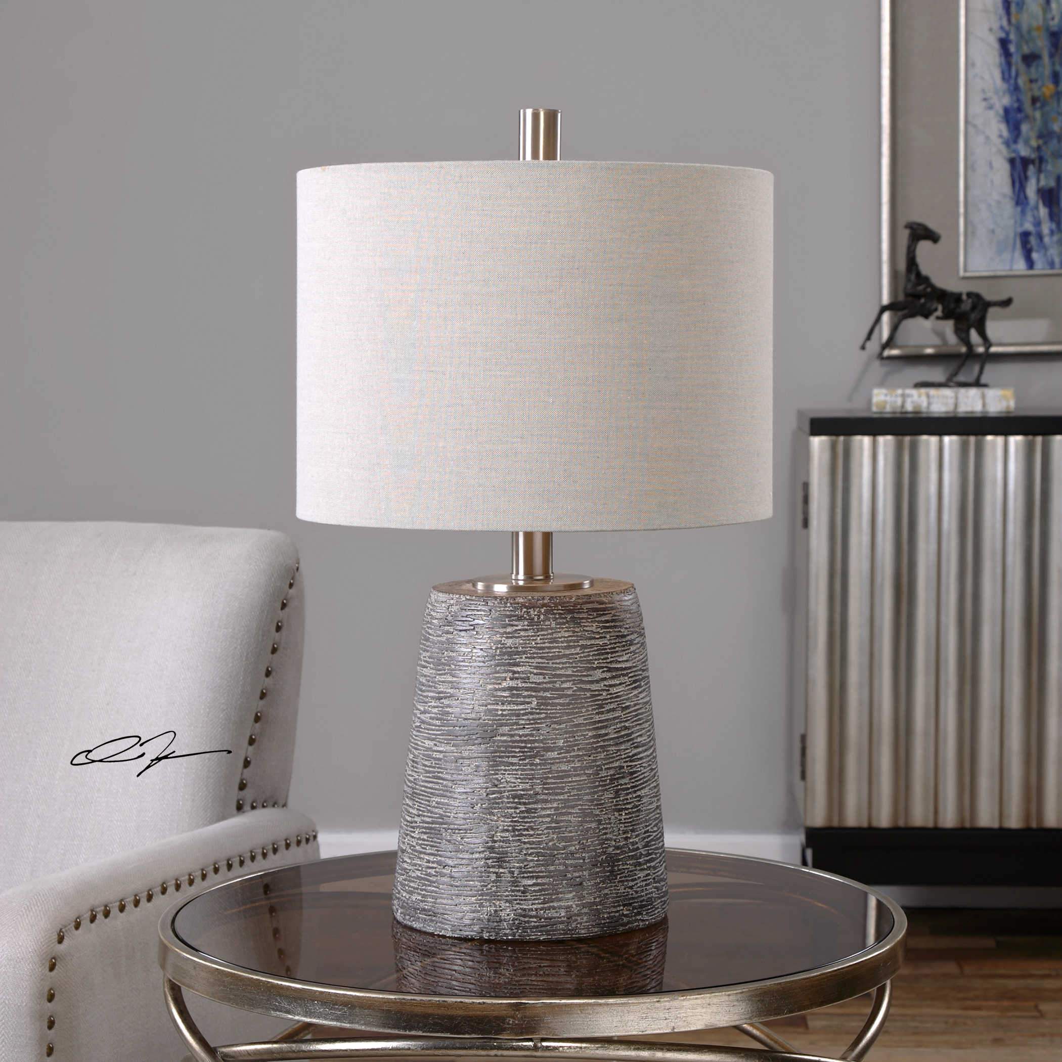 Selvino Brushed Brass Table Lamp 