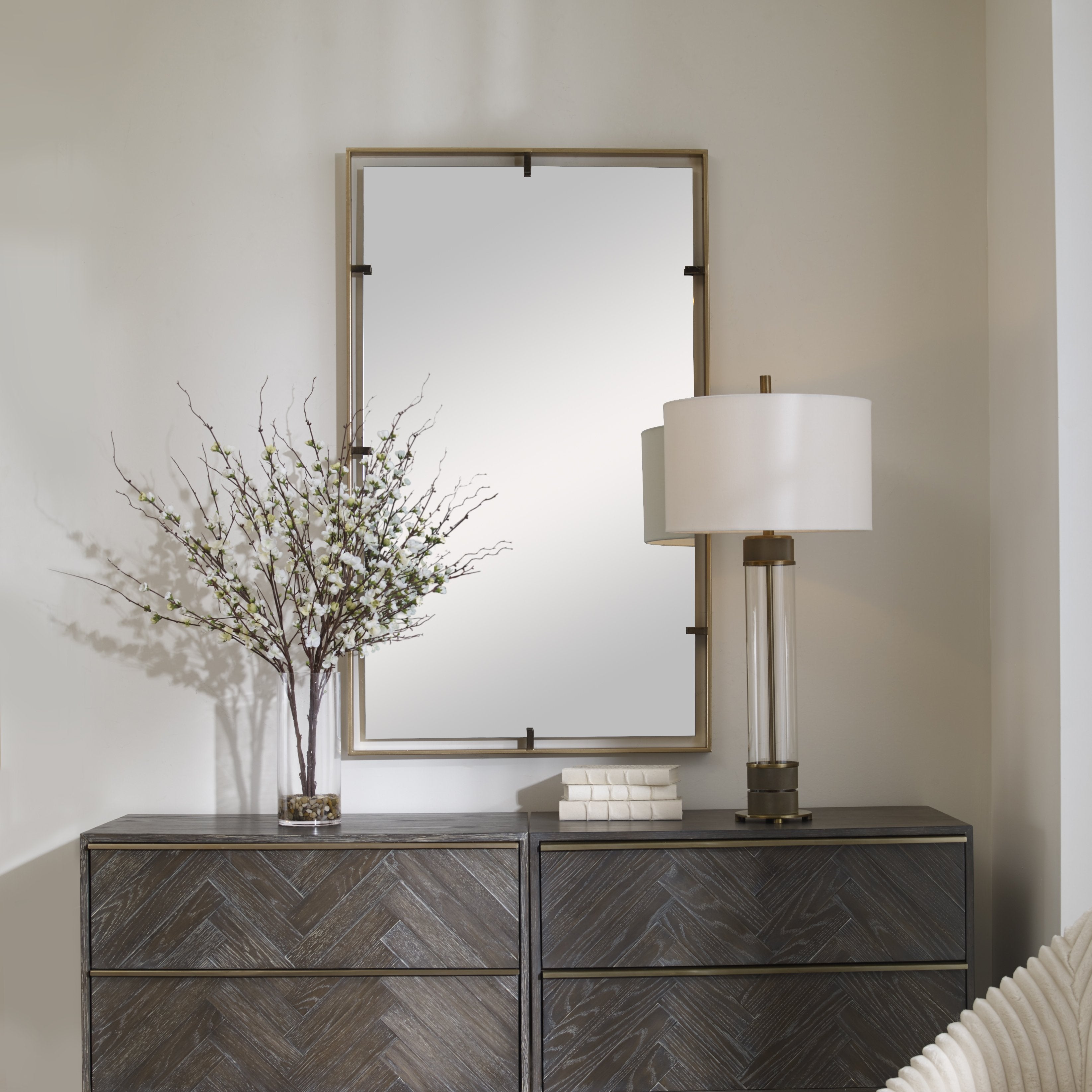 Uttermost Home Motor Freight-Rate To Be Quoted Uttermost Egon Gold Wall Mirror
