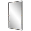 Uttermost Home Decor Motor Freight - Rate to be Quoted Uttermost Egon Rectangular Bronze Mirror