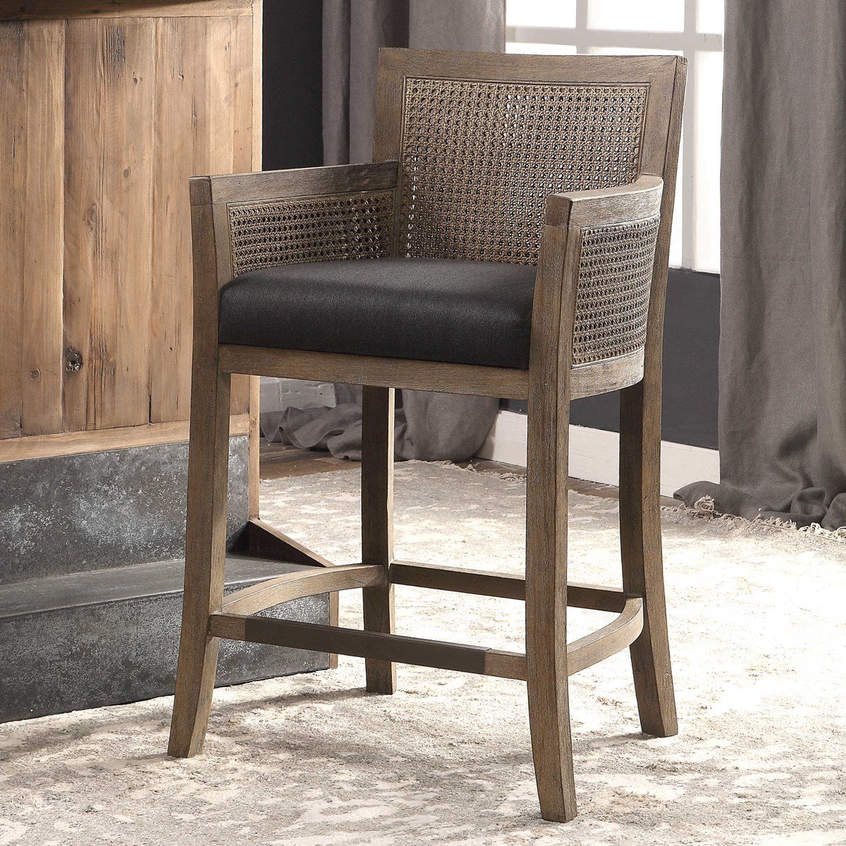 Uttermost Home Oversized Uttermost Encore Counter Stool