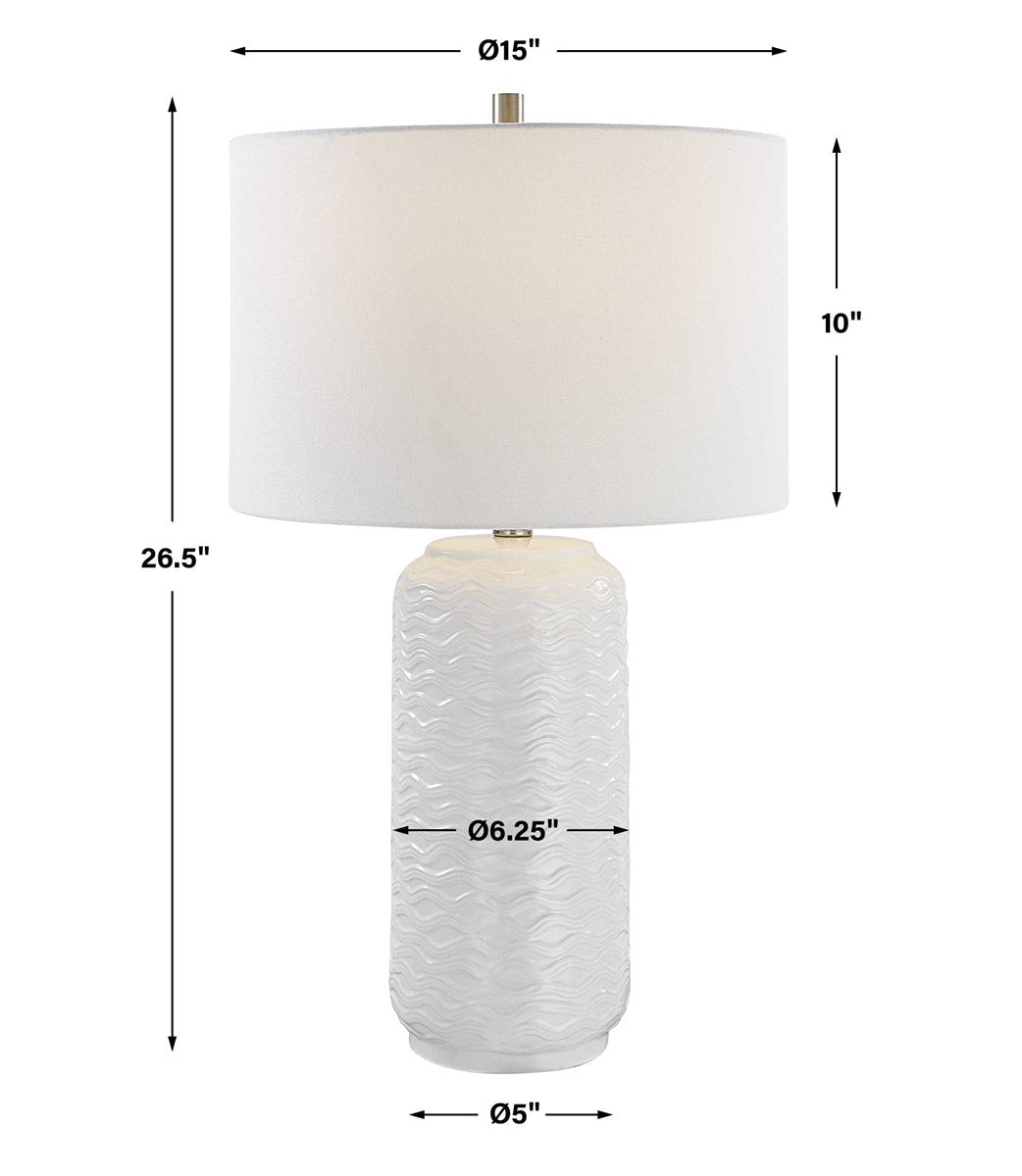 Uttermost Lighting Uttermost Foster Coastal Table Lamp - White