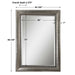 Uttermost Home Decor Motor Freight-Rate to be Quoted Uttermost Gilford Mirror