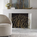Uttermost Home Oversized Uttermost Gold Branches Decorative Fireplace Screen