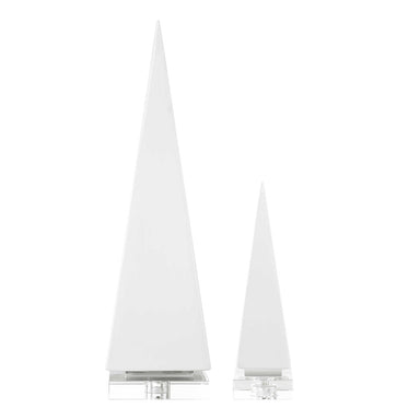 Uttermost Home Decor Uttermost Great Pyramids White, S/2