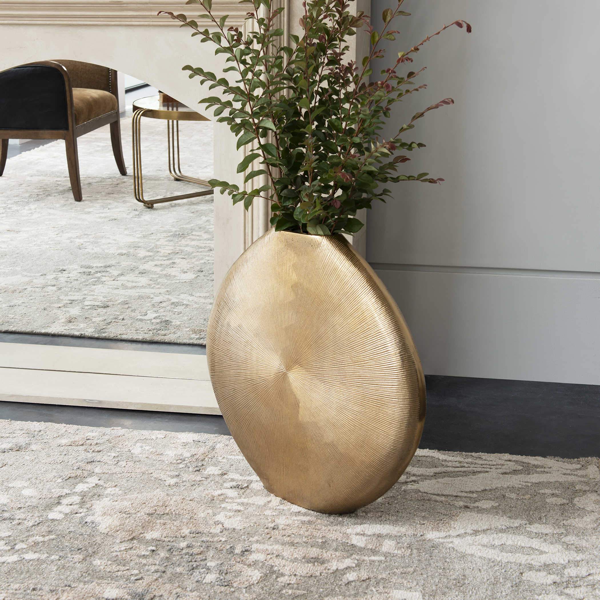 Uttermost Ripple Vase Uttermost Gretchen Vase: Unique Gold Home Decor | Best Prices ...