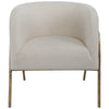 Uttermost Furniture Motor Freight-Rate to be Quoted Uttermost Jacobsen Accent Chair, Shearling
