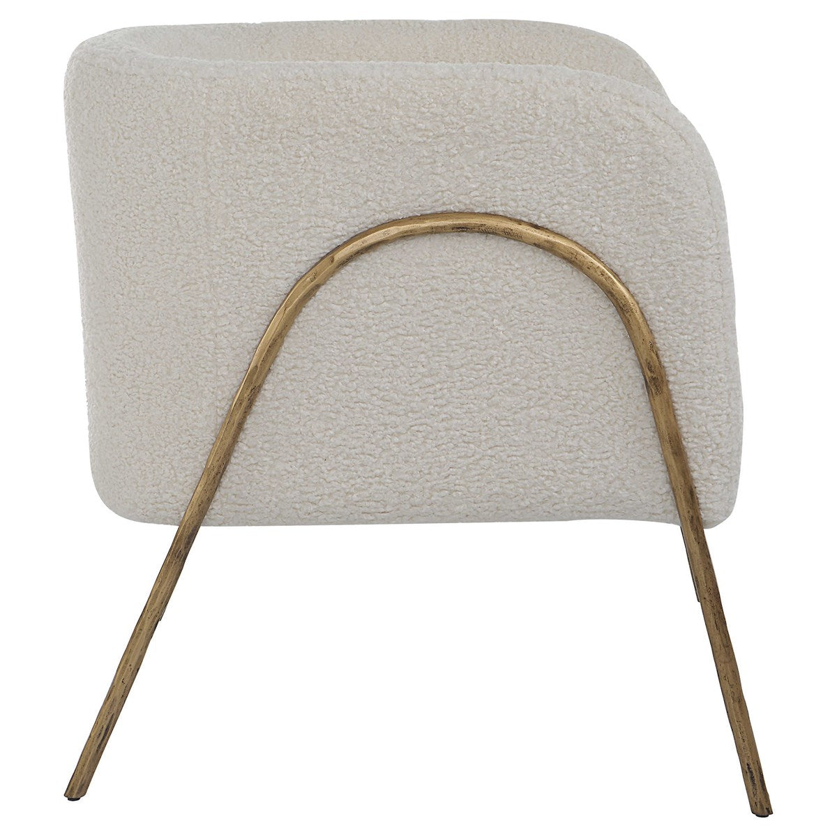 Uttermost Furniture Motor Freight-Rate to be Quoted Uttermost Jacobsen Accent Chair, Shearling