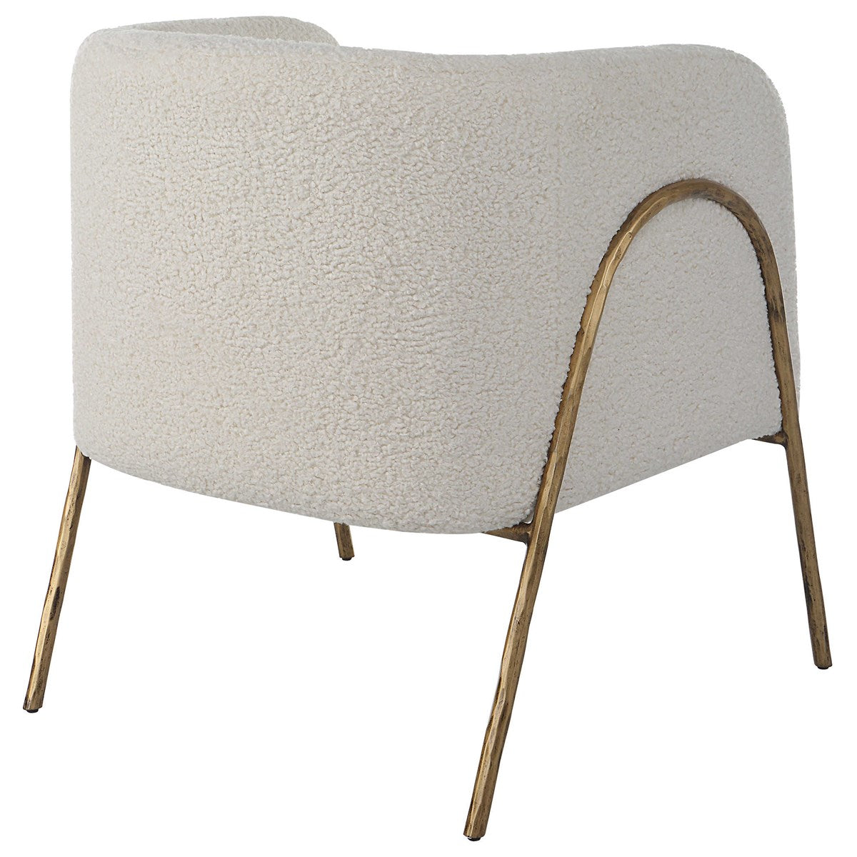 Uttermost Furniture Motor Freight-Rate to be Quoted Uttermost Jacobsen Accent Chair, Shearling