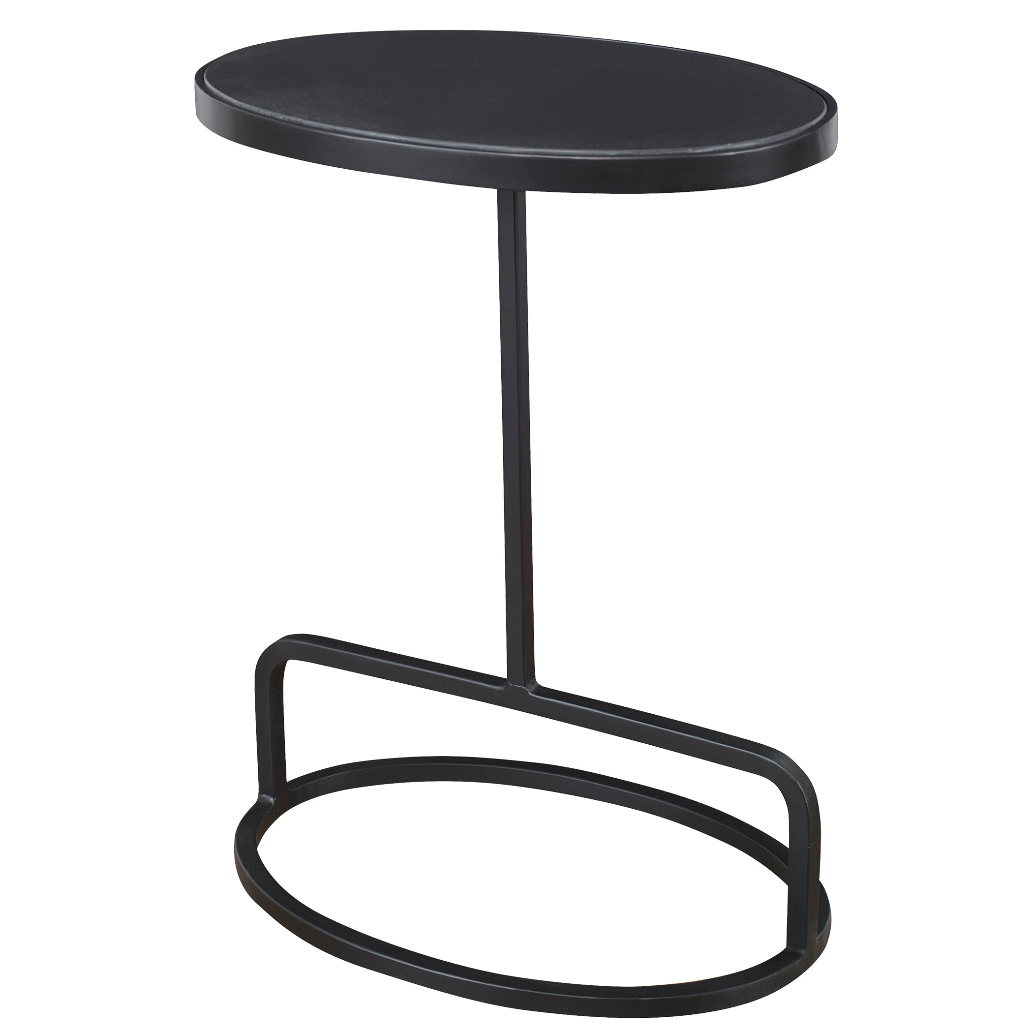 Uttermost Furniture Uttermost Jessenia Black Marble Accent Table