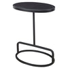 Uttermost Furniture Uttermost Jessenia Black Marble Accent Table