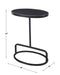 Uttermost Furniture Uttermost Jessenia Black Marble Accent Table