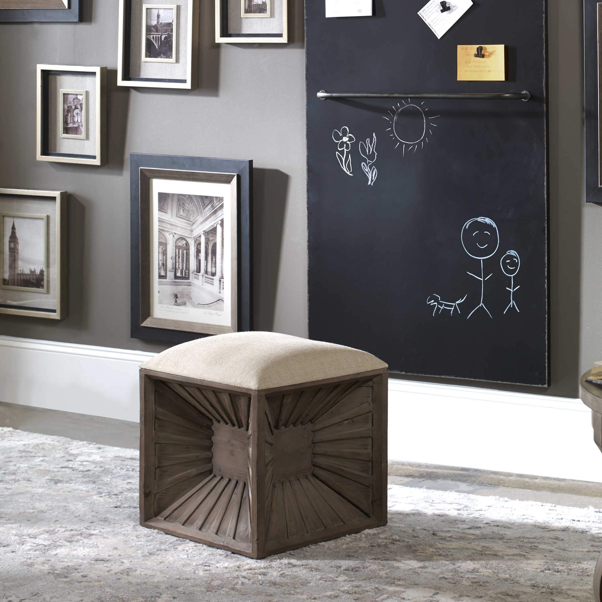 Uttermost Furniture Uttermost Jia Ottoman