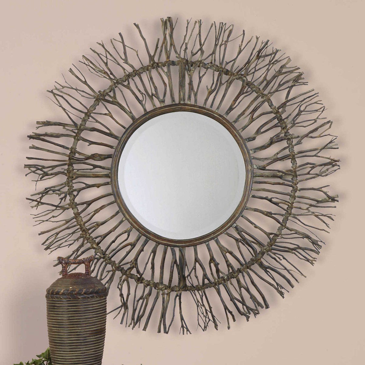 Uttermost Home Oversized Uttermost Josiah Round Mirror