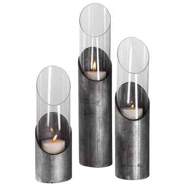 Uttermost Home Uttermost Karter Candleholders, S/3
