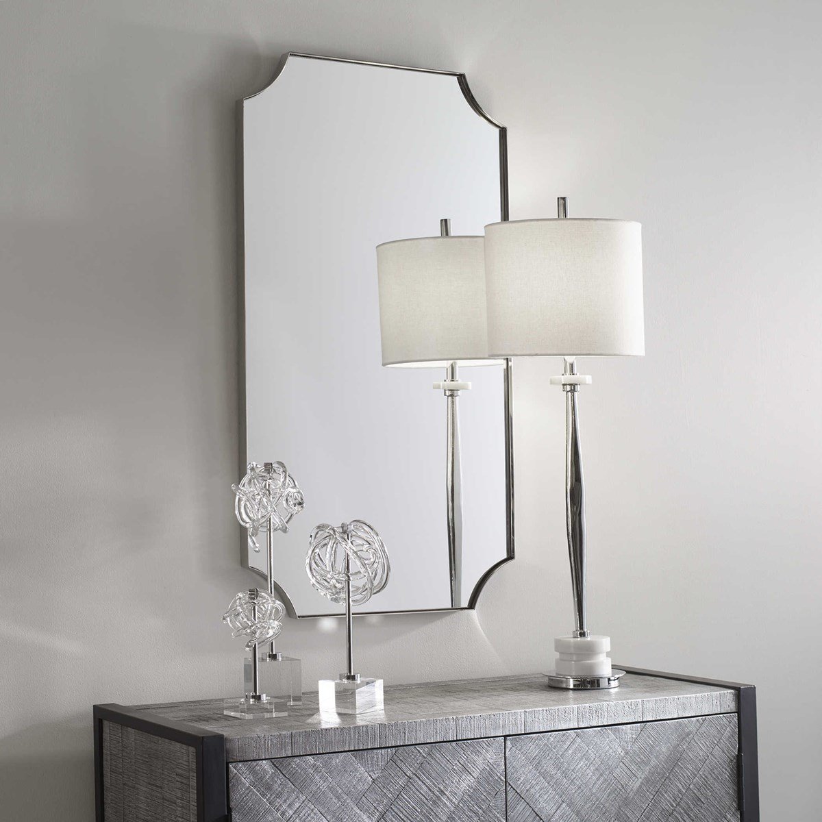 Uttermost Home Uttermost Lennox Nickel Mirror