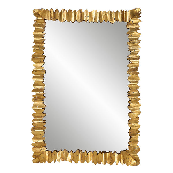 Uttermost Home Decor Motor Freight - Rate to be Quoted Uttermost Lev Antique Gold Mirror
