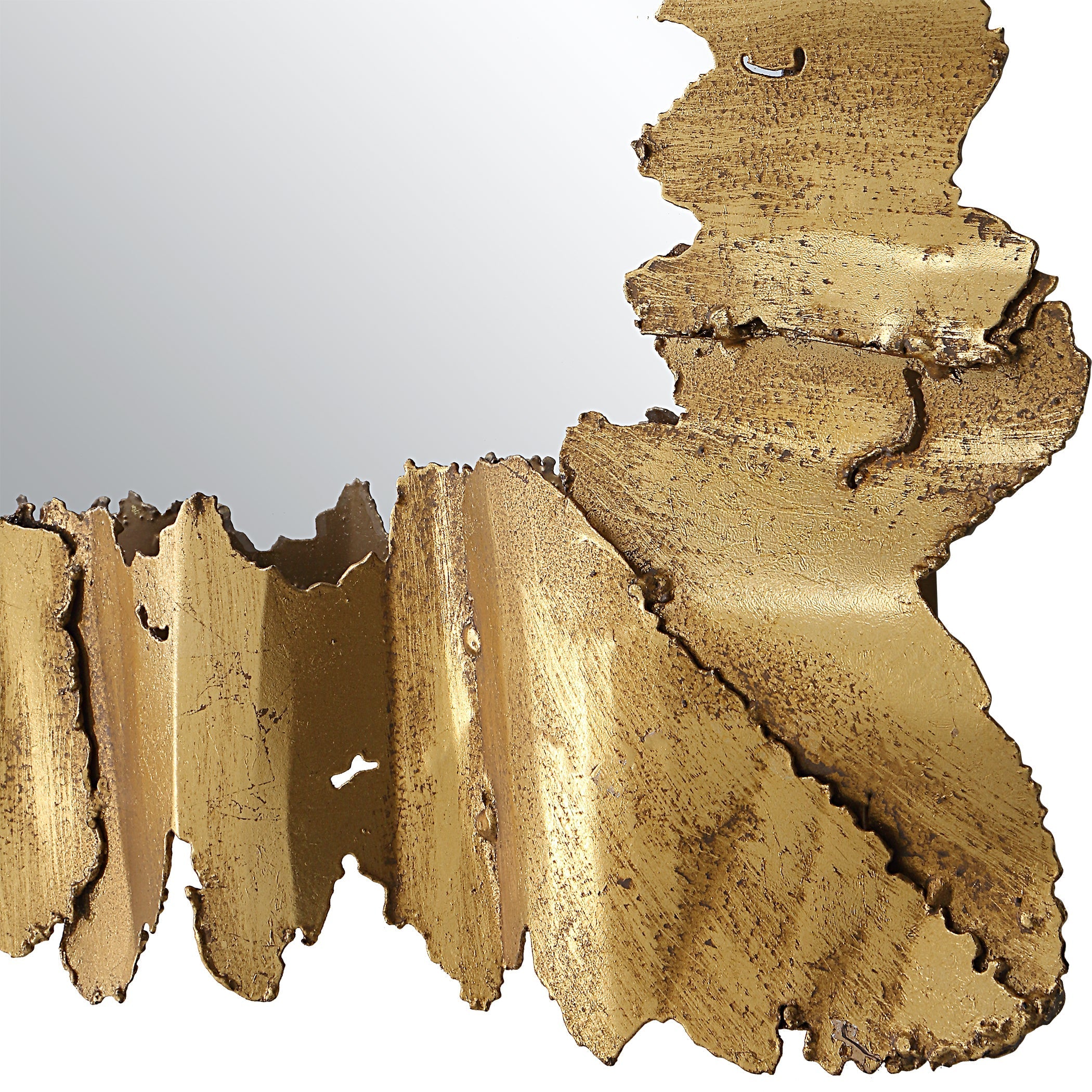 Uttermost Home Decor Motor Freight - Rate to be Quoted Uttermost Lev Antique Gold Mirror