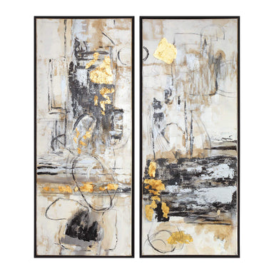 Uttermost Home Uttermost Life Scenes Hand Painted Canvases, S/2 - Shipping November