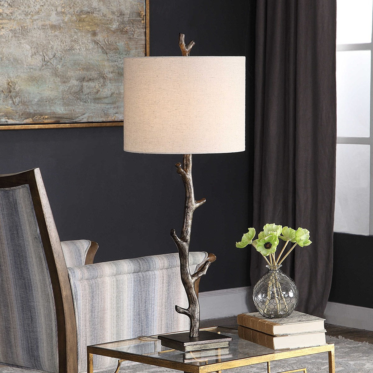 Uttermost Lighting Uttermost Lochlan Branch Table Lamp
