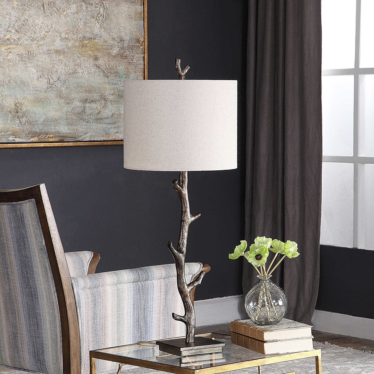 Uttermost Lighting Uttermost Lochlan Branch Table Lamp