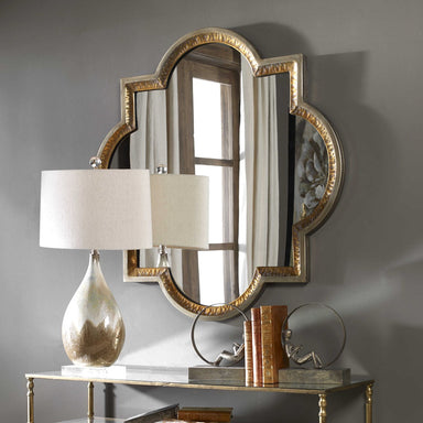 Uttermost Home Decor Motor Freight-Rate to be Quoted Uttermost Lourosa Quatrefoil Mirror