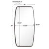 Uttermost Home Decor Uttermost Marilyn Mirror - Antique Silver