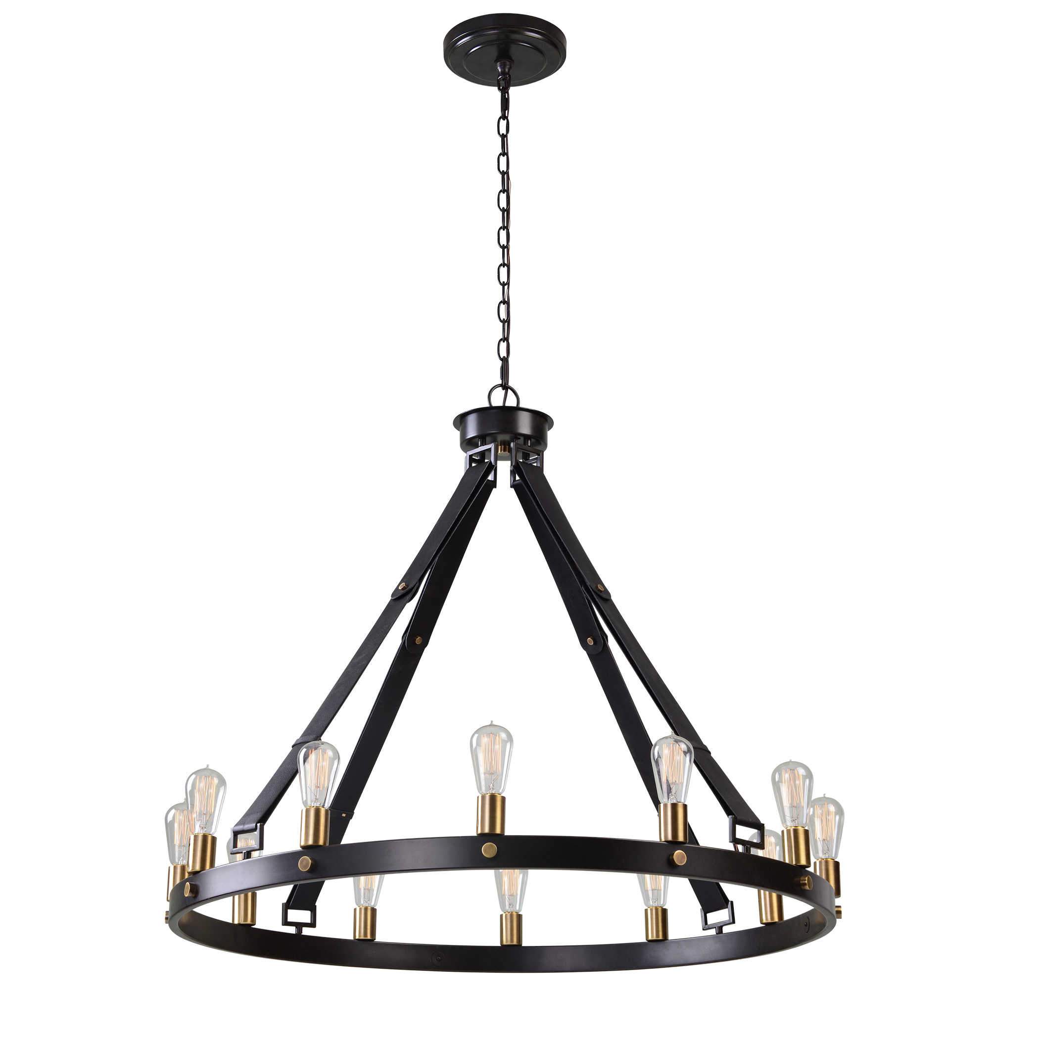 Uttermost Lighting Motor Freight - Rate to be Quoted Uttermost Marlow, 12 Lt. Chandelier