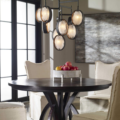 Uttermost Lighting Motor Freight - Rate to be Quoted Uttermost Maxin, 9 Lt. Chandelier