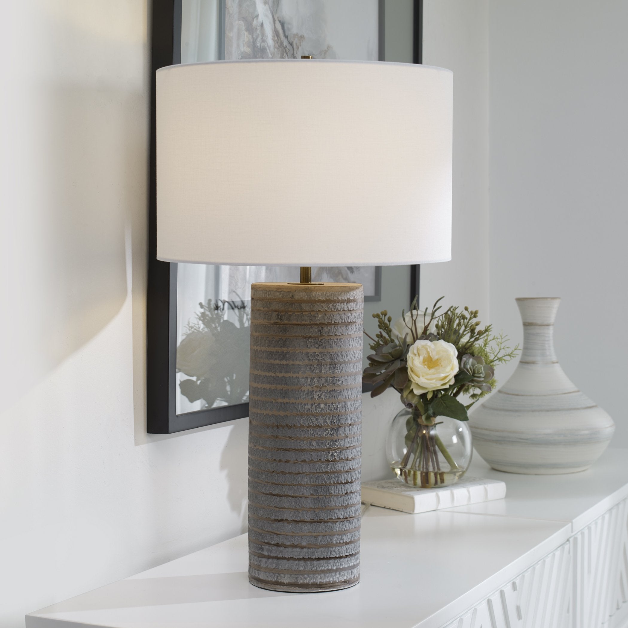 Uttermost Home Uttermost Monolith Gray Table Lamp