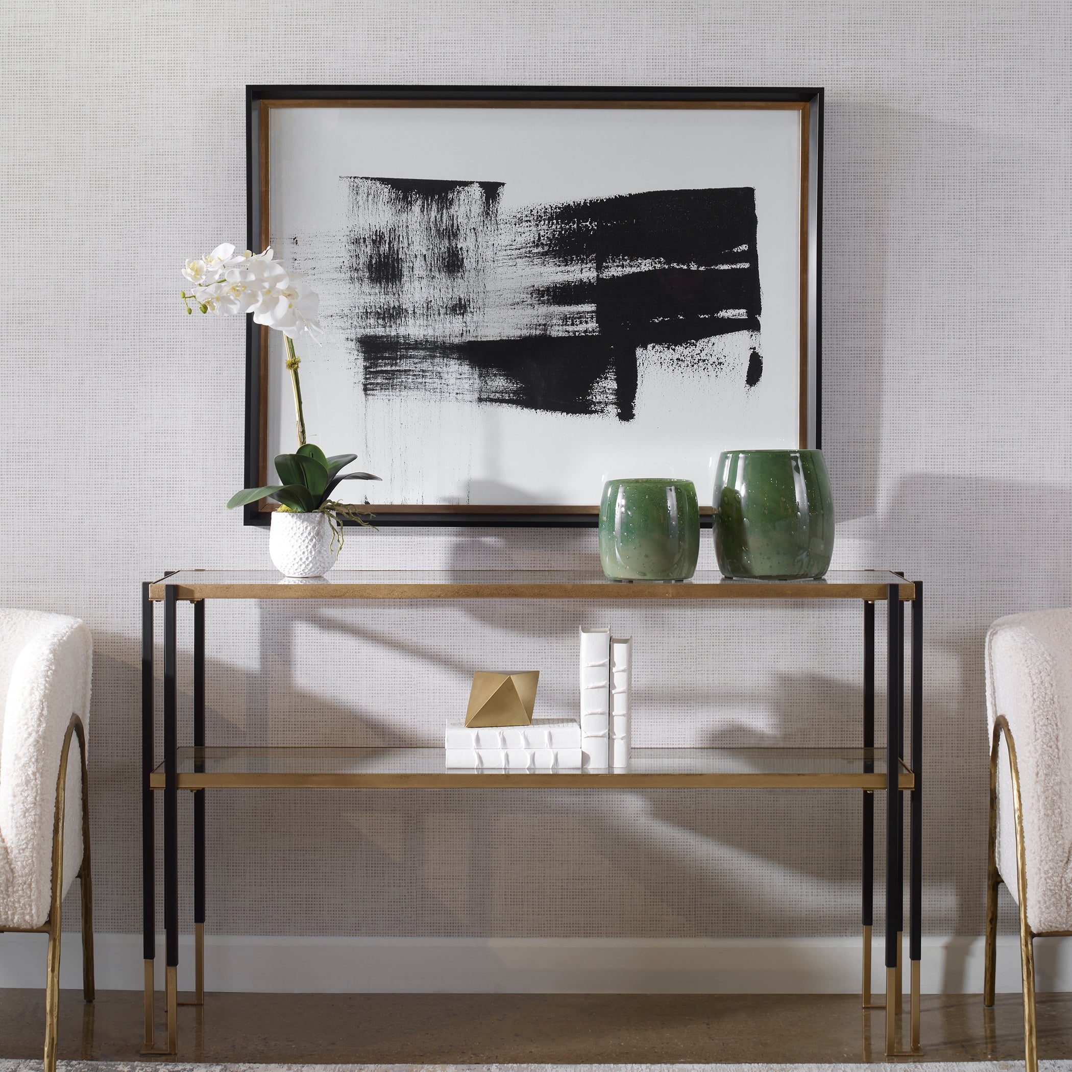 Uttermost Home Decor Uttermost Mystere Framed Contemporary Print