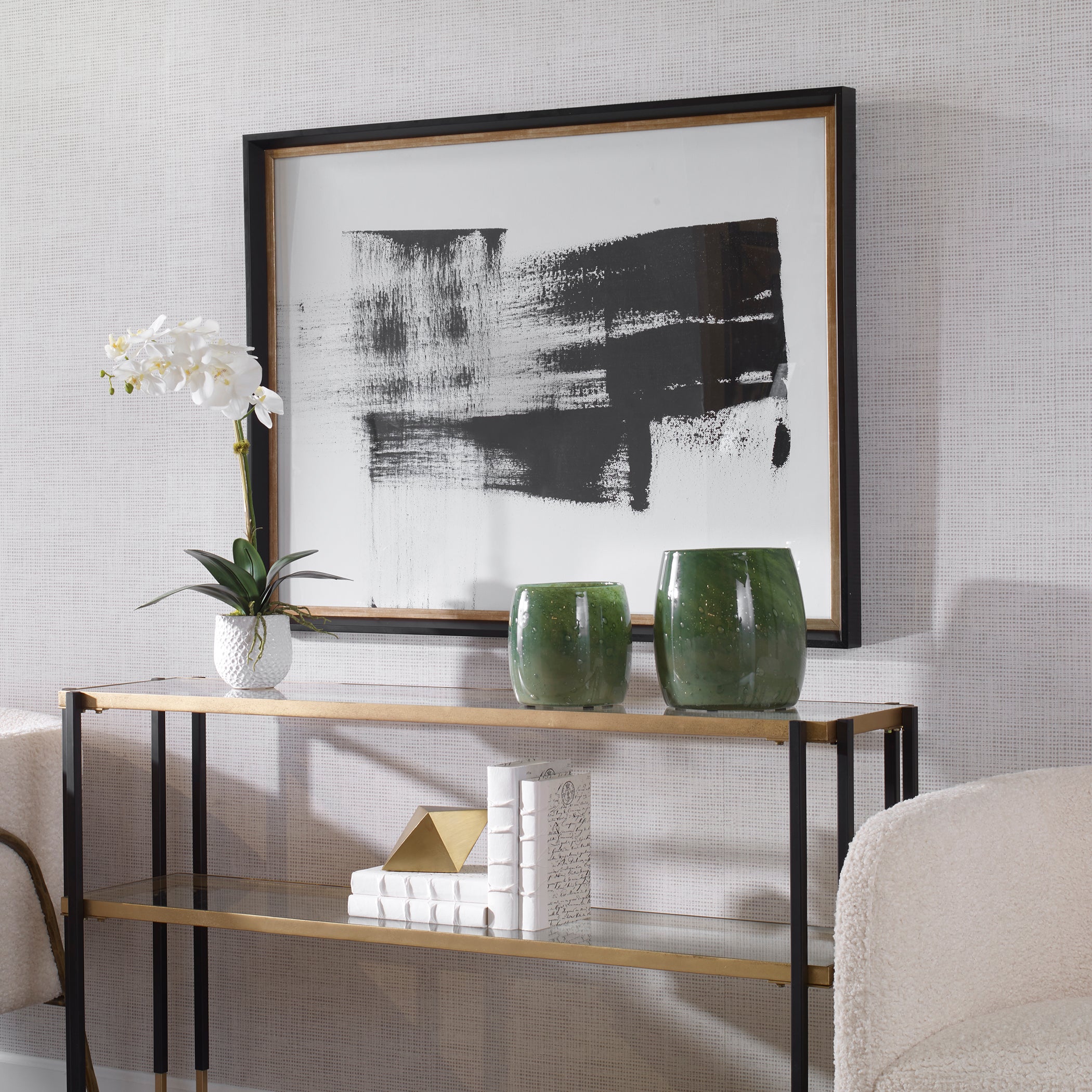 Uttermost Home Decor Uttermost Mystere Framed Contemporary Print