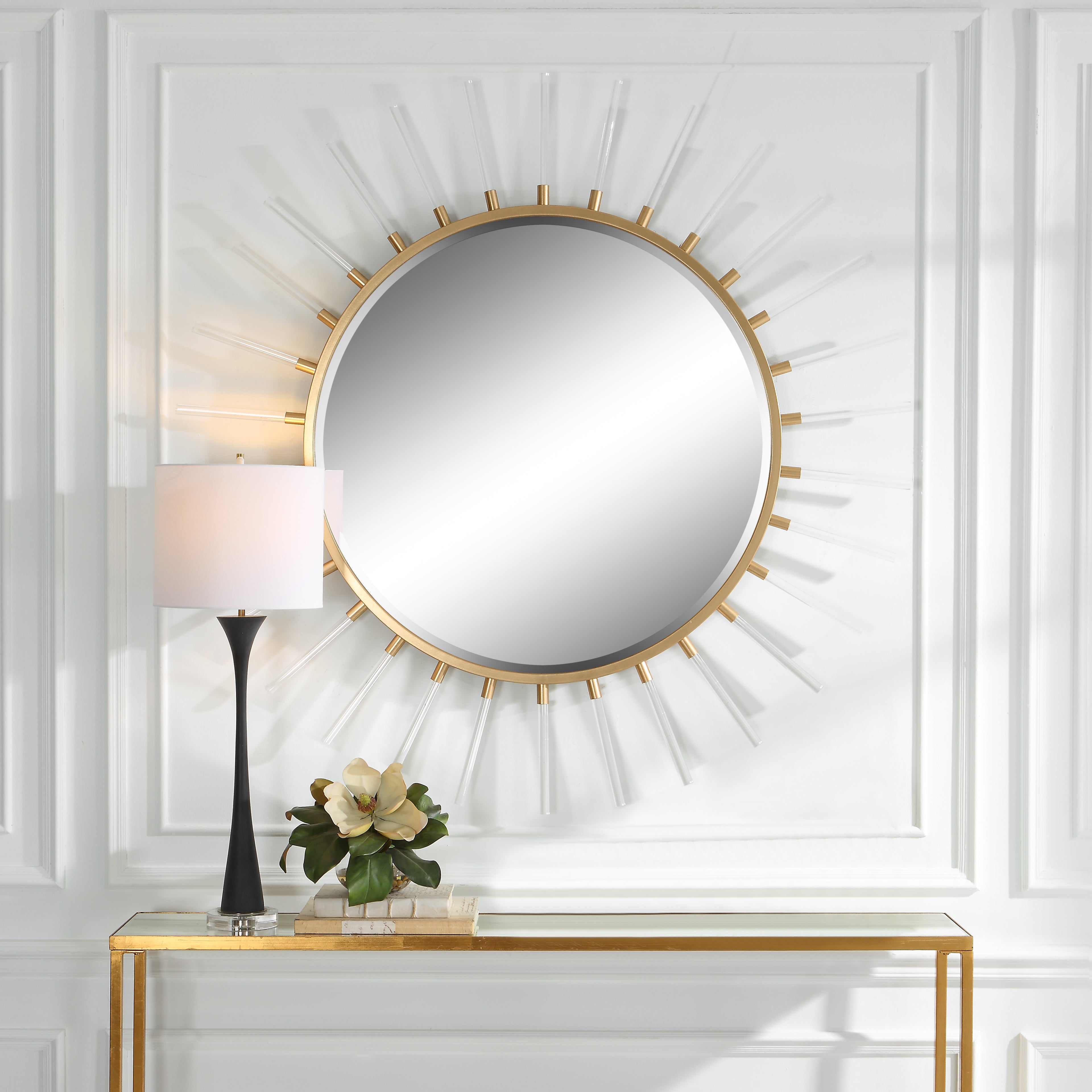 Uttermost Home Decor Oversize Uttermost Oracle Round Starburst Mirror
