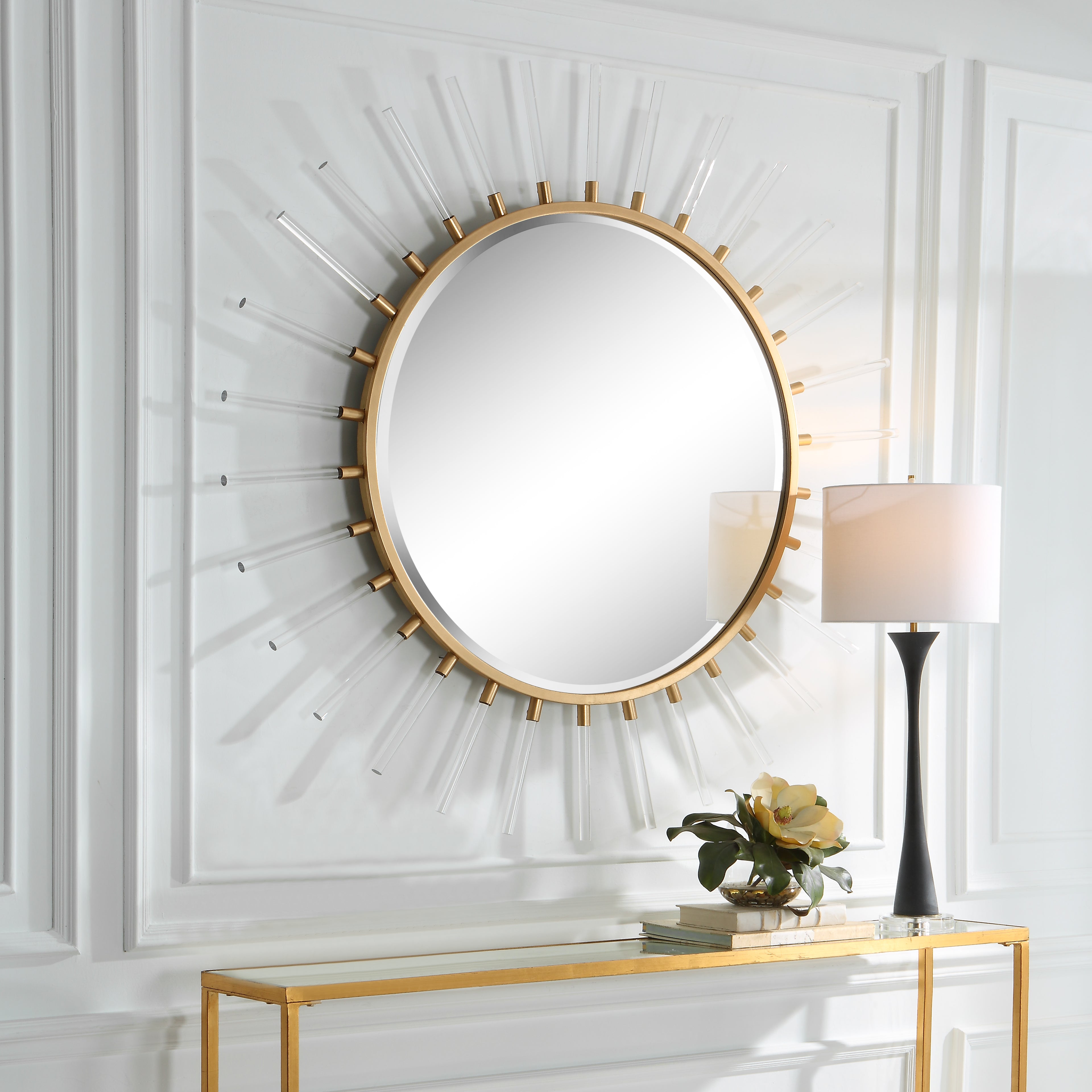Uttermost Home Decor Oversize Uttermost Oracle Round Starburst Mirror