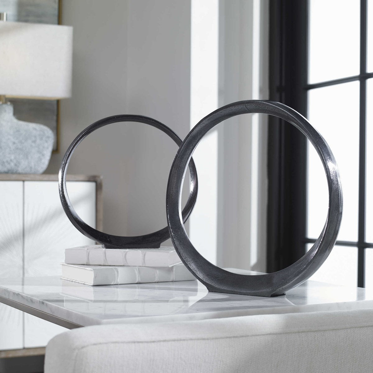 Uttermost Home Uttermost Orbits Ring Sculptures, S/2