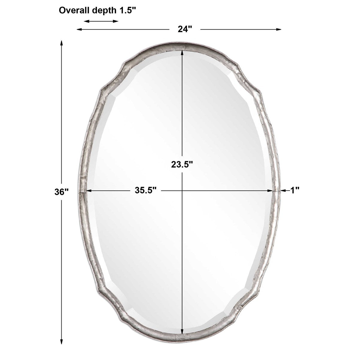 Uttermost Home Decor Uttermost Palma Mirror - Silver