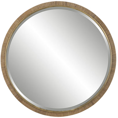 Uttermost Home Decor Motor Freight - Rate to be Quoted Uttermost Paradise Round Rattan Mirror