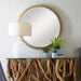 Uttermost Home Decor Motor Freight - Rate to be Quoted Uttermost Paradise Round Rattan Mirror