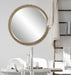 Uttermost Home Decor Motor Freight - Rate to be Quoted Uttermost Paradise Round Rattan Mirror