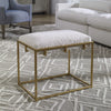 Uttermost Home Uttermost Paradox Small Bench, Gold