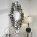 Uttermost Home Uttermost Reflection Metal Grid Wall Decor, S/2