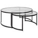 Uttermost Furniture Motor Freight-Rate to be Quoted Uttermost Rhea Nesting Coffee Tables, Black, S/2
