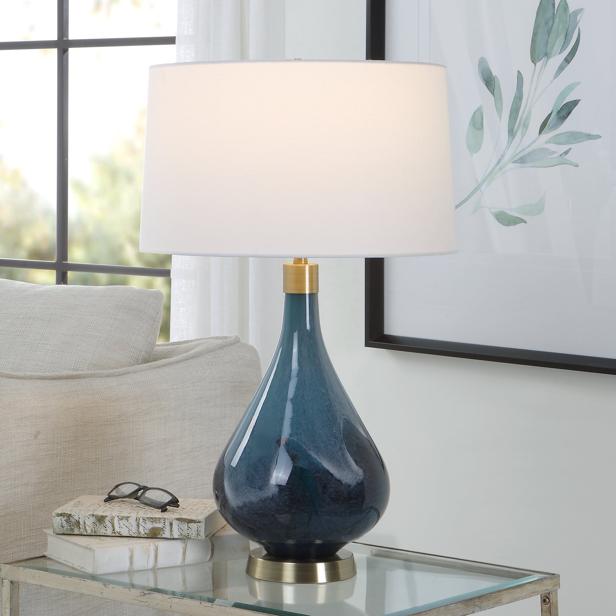 Uttermost Lighting Uttermost Riviera Art Glass Table Lamp