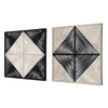 Uttermost Home Decor Uttermost Seeing Double Wall Squares, S/2