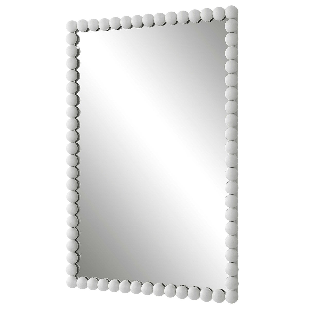 Uttermost Home Decor Uttermost Serna White Vanity Mirror