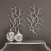 Uttermost Home Uttermost Silver Branches Metal Wall Decor, S/2