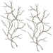 Uttermost Home Uttermost Silver Branches Metal Wall Decor, S/2