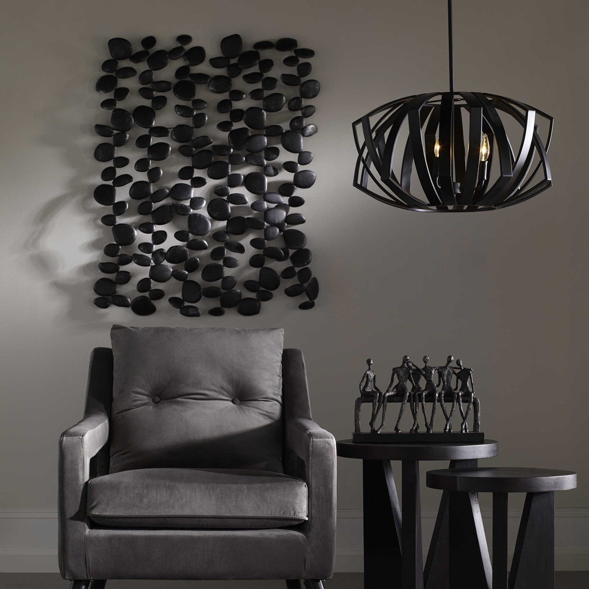 Uttermost Home Oversized Uttermost Skipping Stones Metal Wall Decor