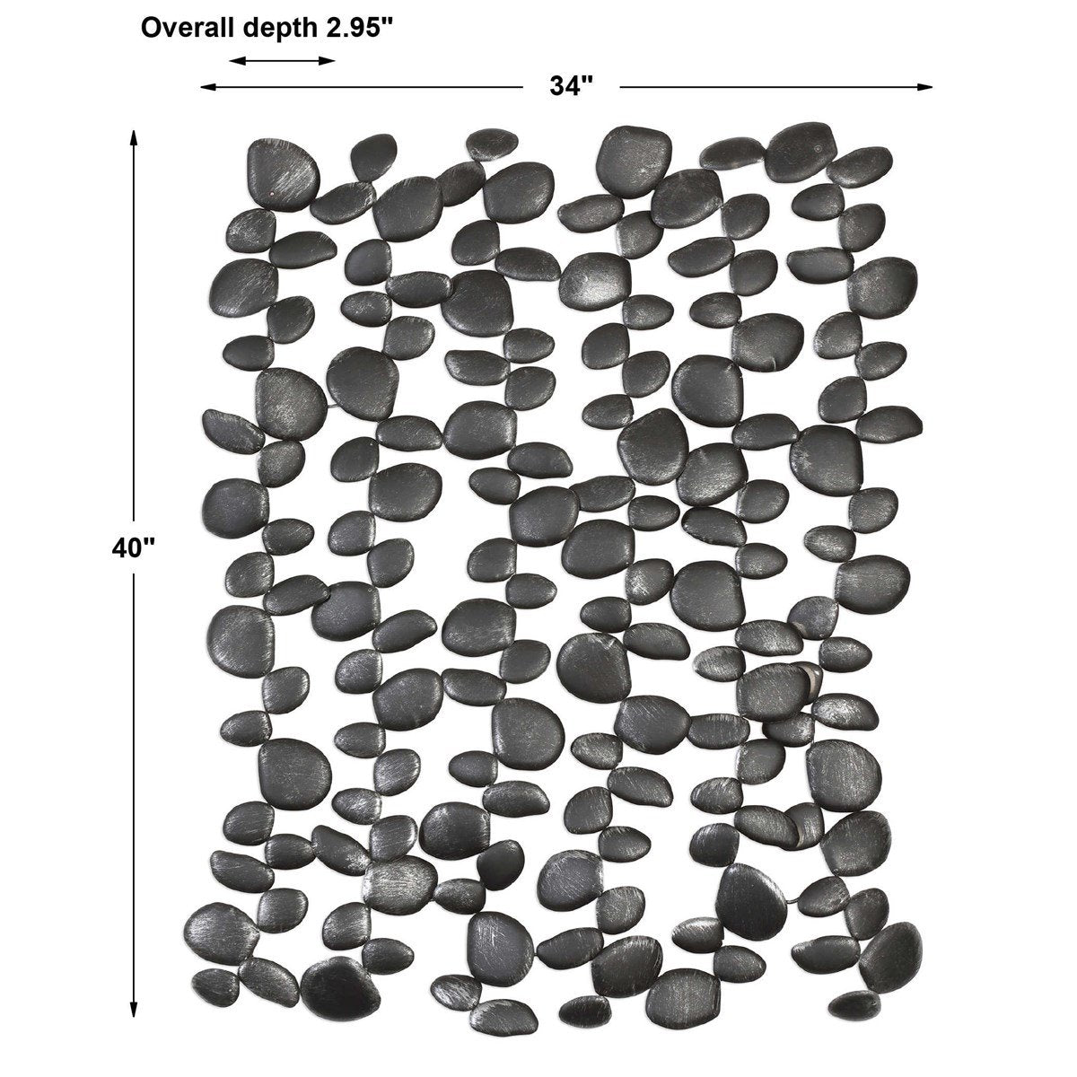 Uttermost Home Oversize - Rate to be Quoted Uttermost Skipping Stones Metal Wall Decor