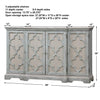 Uttermost Home Motor Freight - Rate to be Quoted Uttermost Sophie 4 Door Cabinet